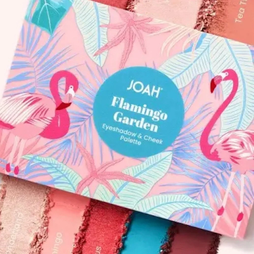 JOAH Flamingo Garden Eyeshadow & Cheek Palette
